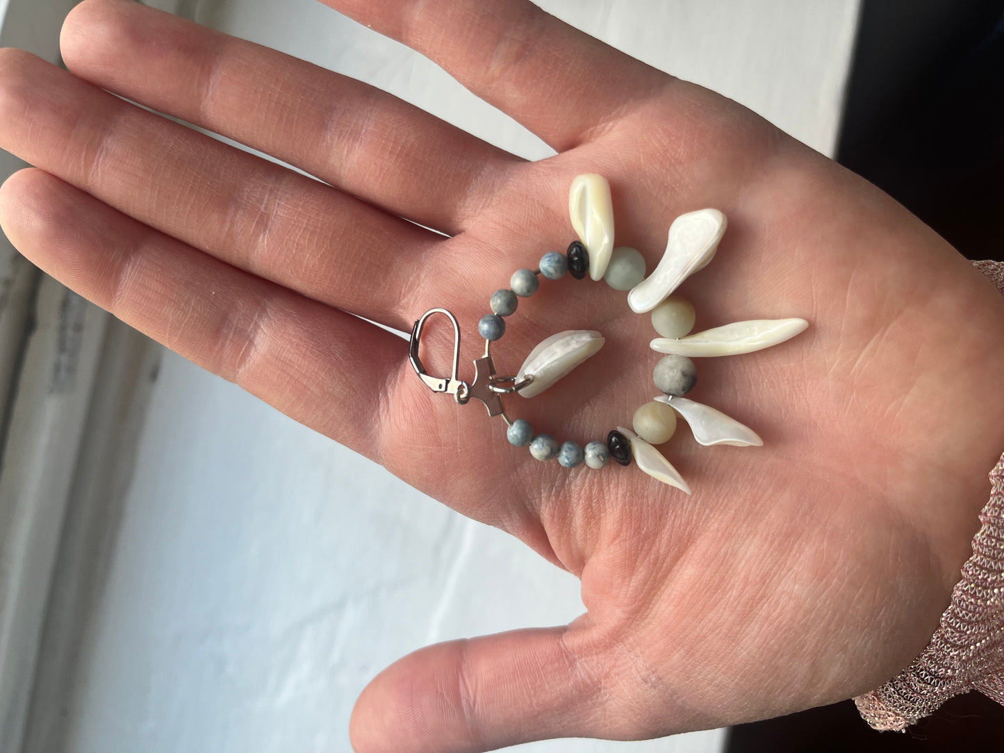 Pearl chip dangles