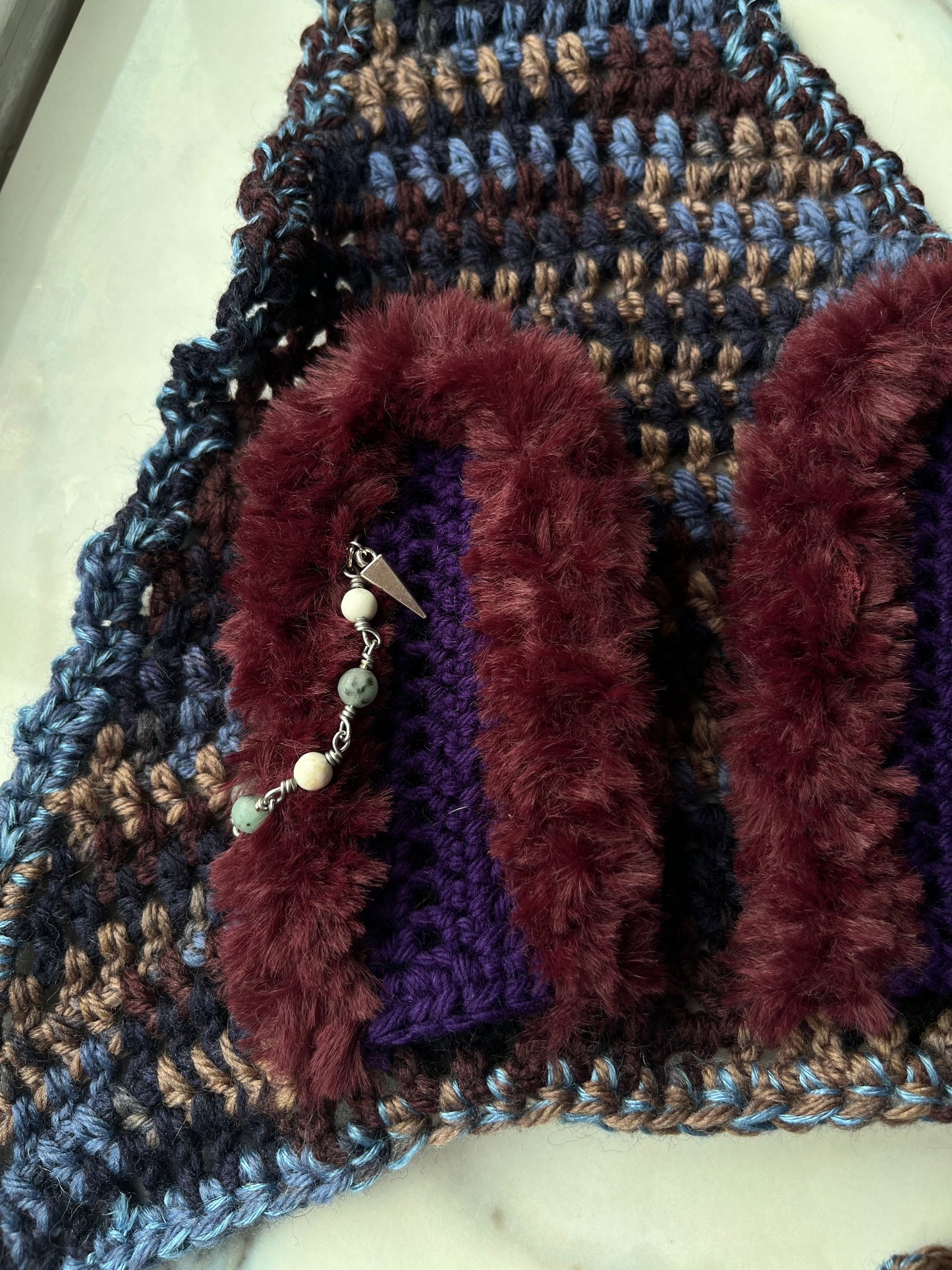 Beaded bunny bandana