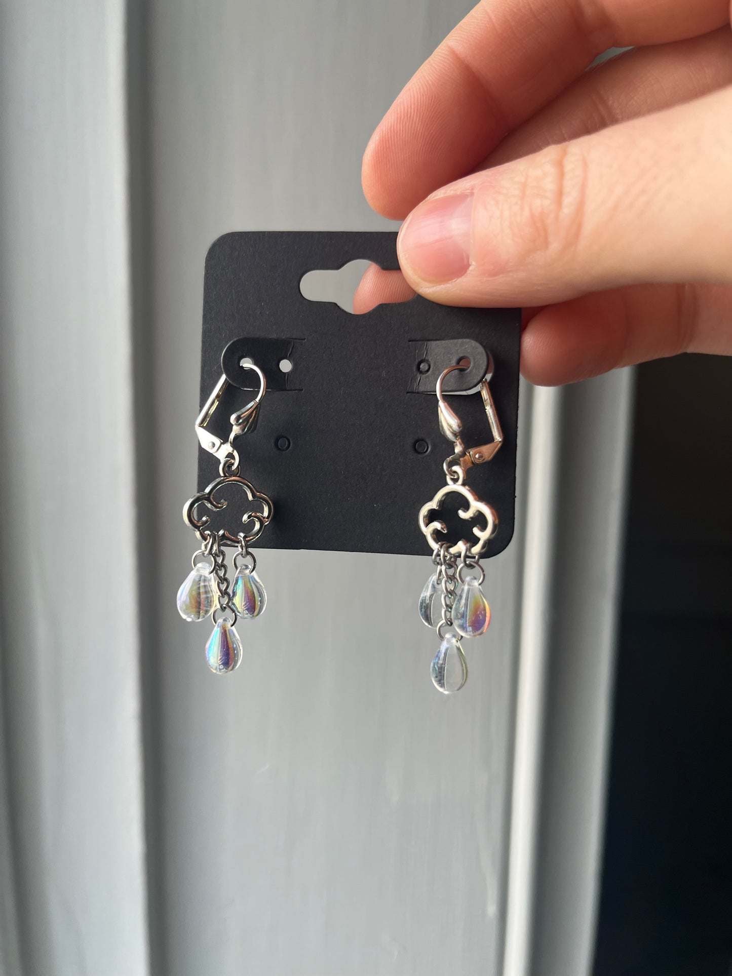 Raindrop earrings