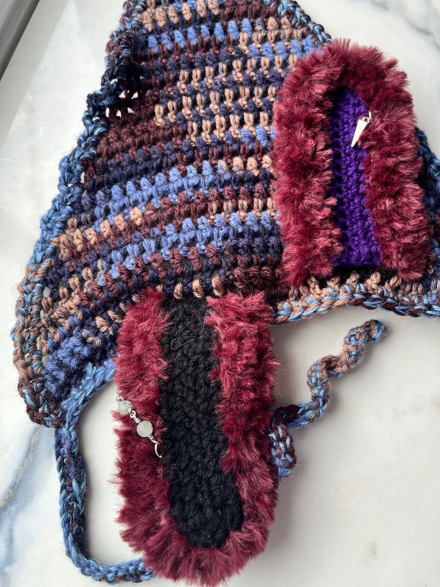Beaded bunny bandana