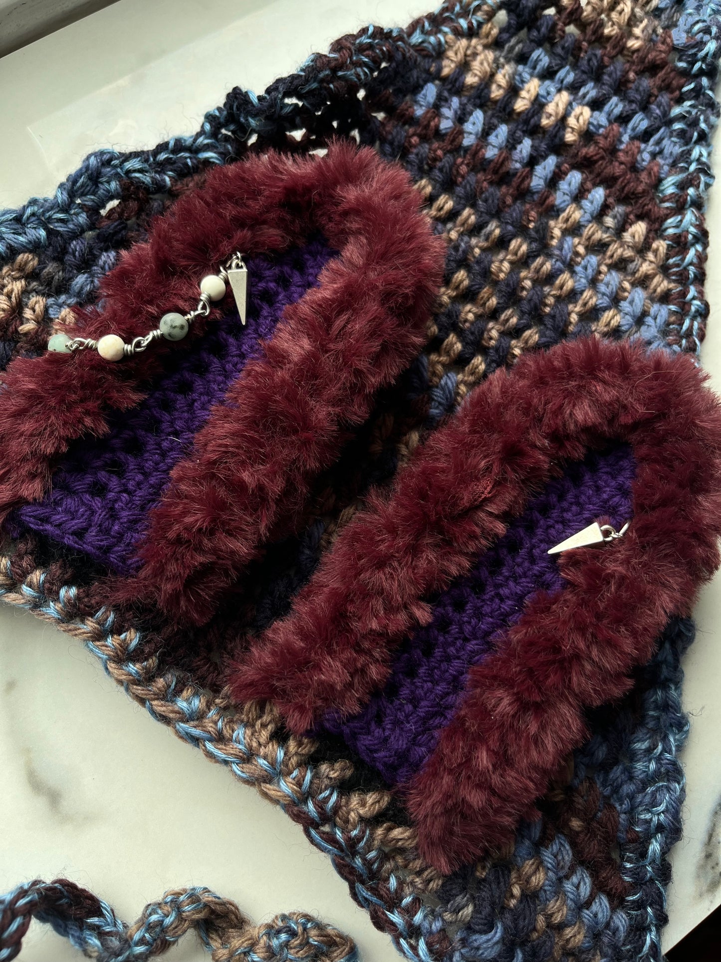 Beaded bunny bandana