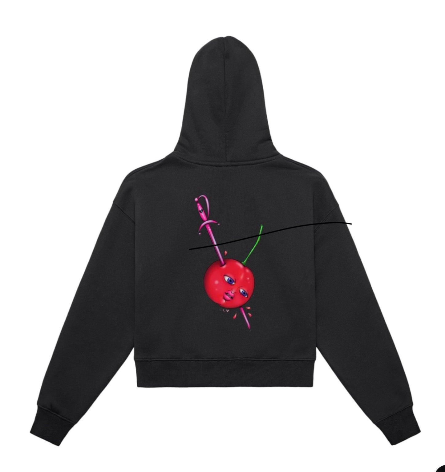Shirley Temple crop zip up