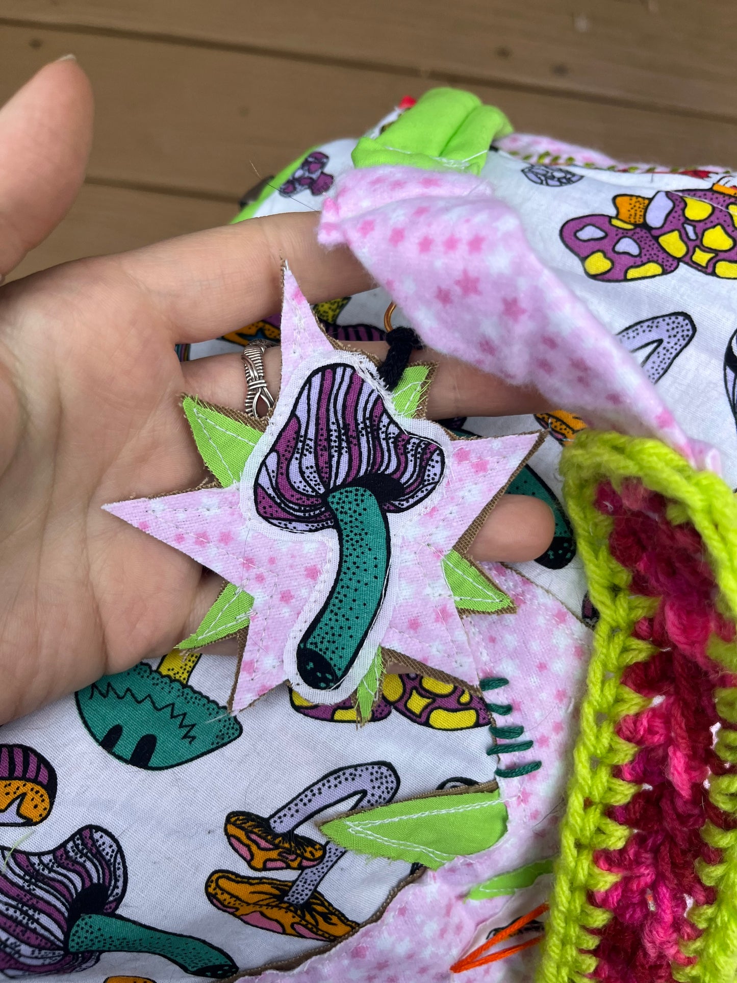 Mushroom junk bag