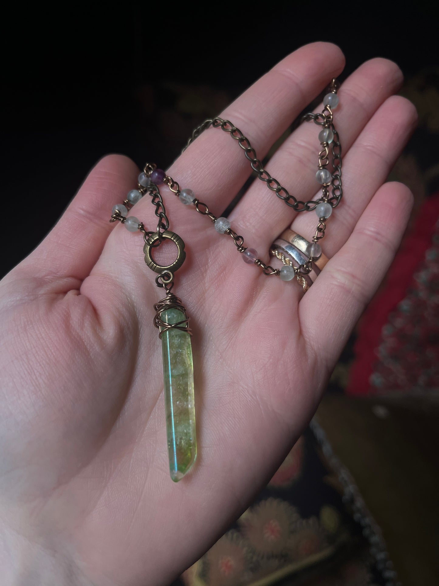 Greenery necklace