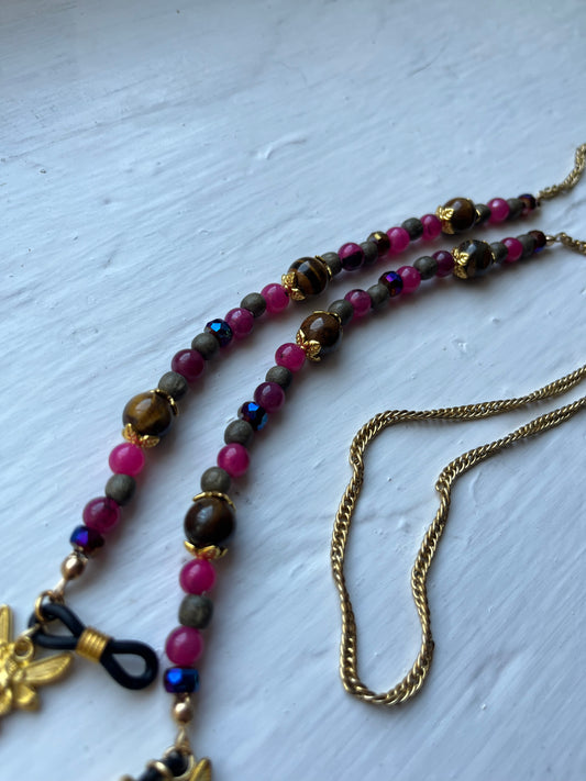 Gold fairy glasses chains