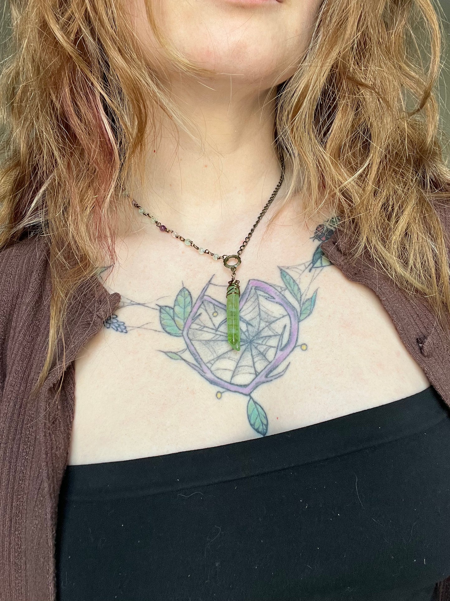 Greenery necklace