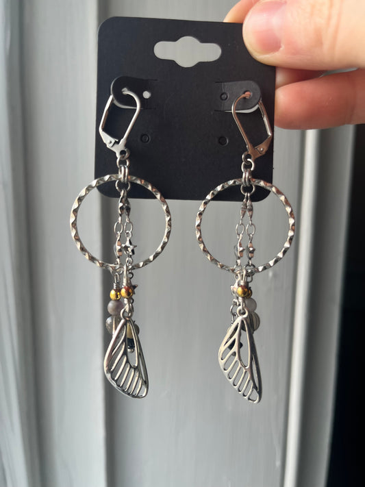 Fairy wing earrings