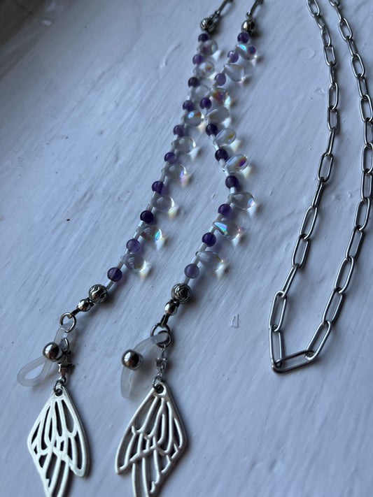 Fairy wing glasses chain