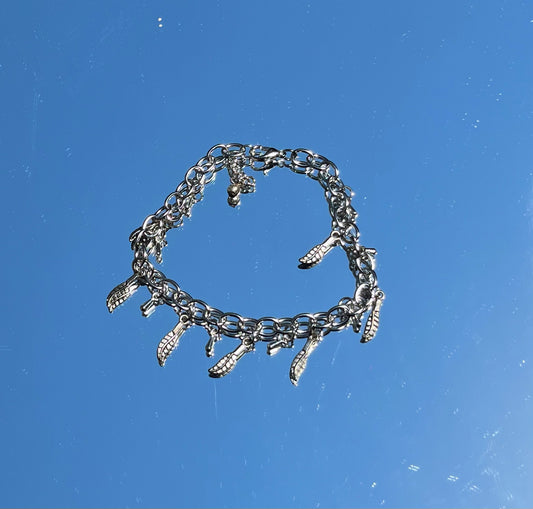 Feather anklet