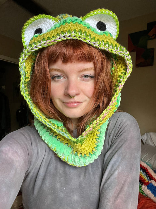 Custom frog hood